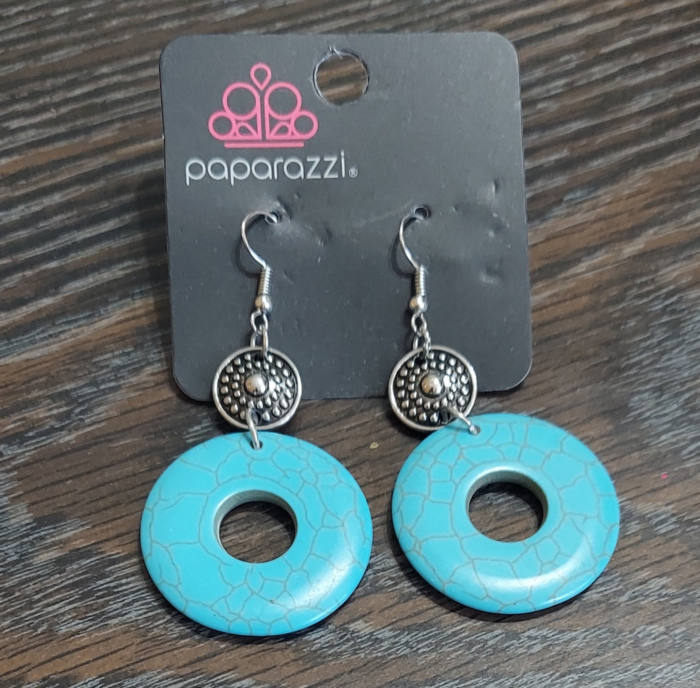 Earthy Epicenter Blue- Earrings