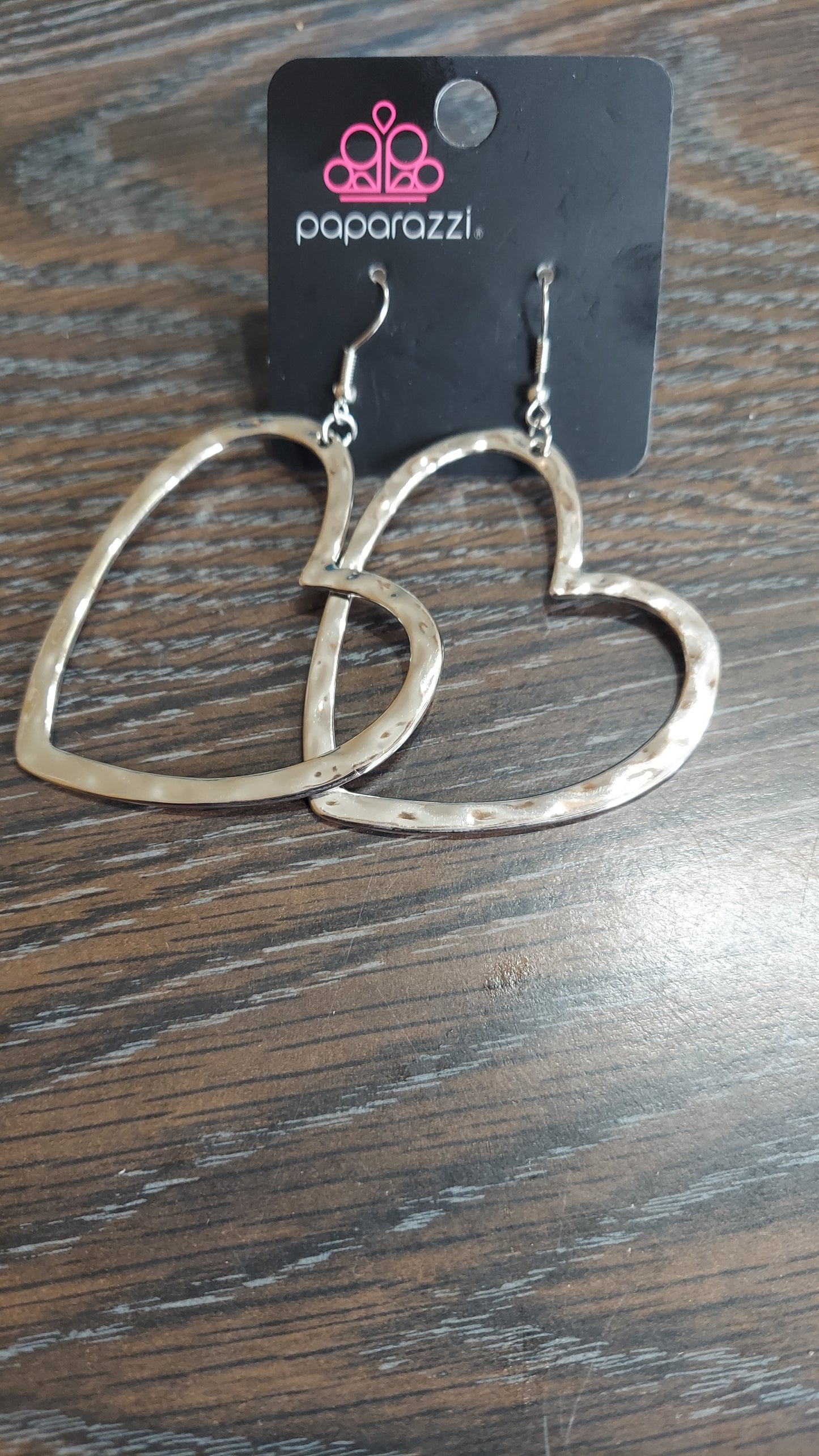 Just My Type Heart- Silver Earrings