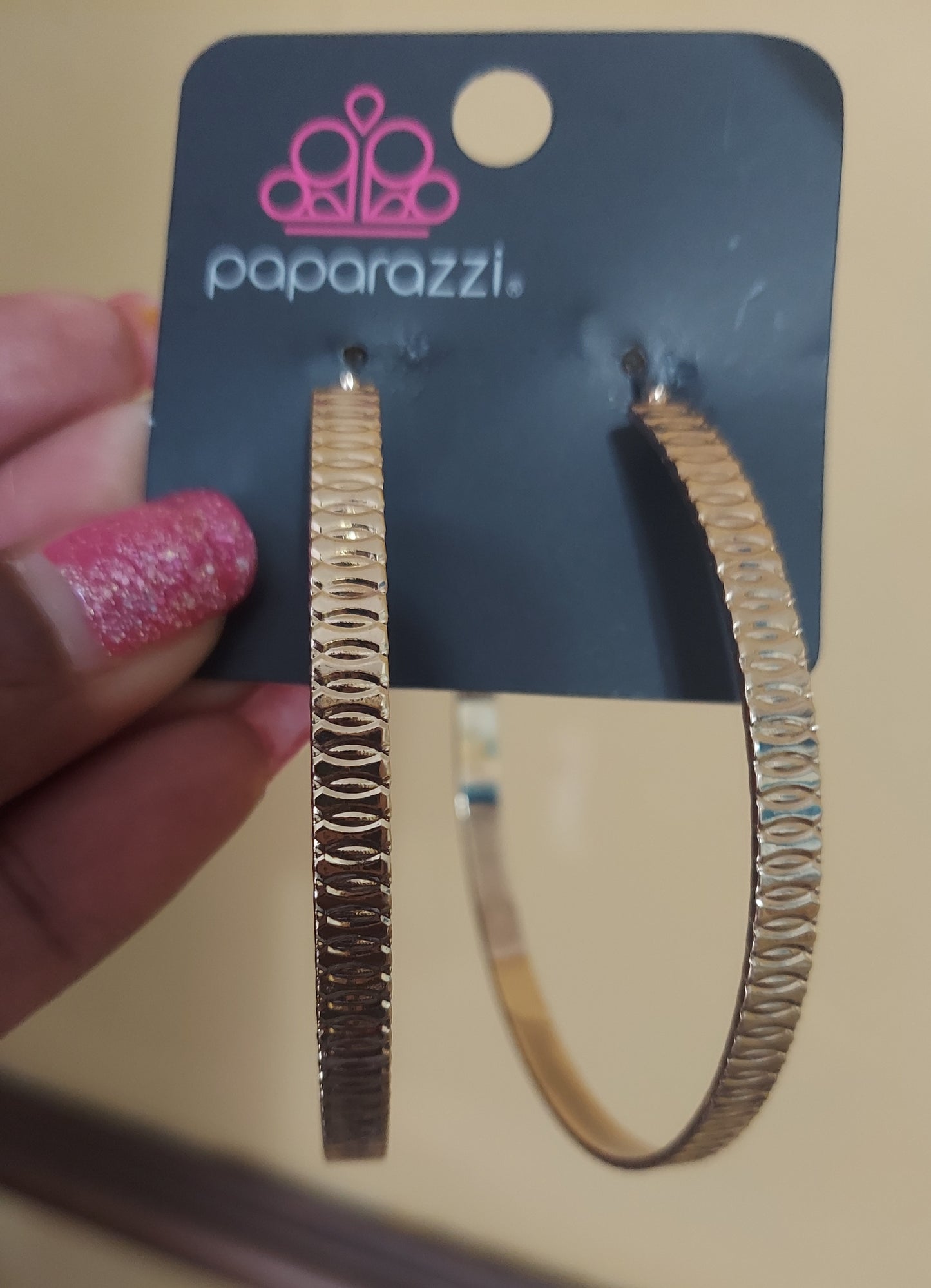 Retro Rebellion- Gold Earrings