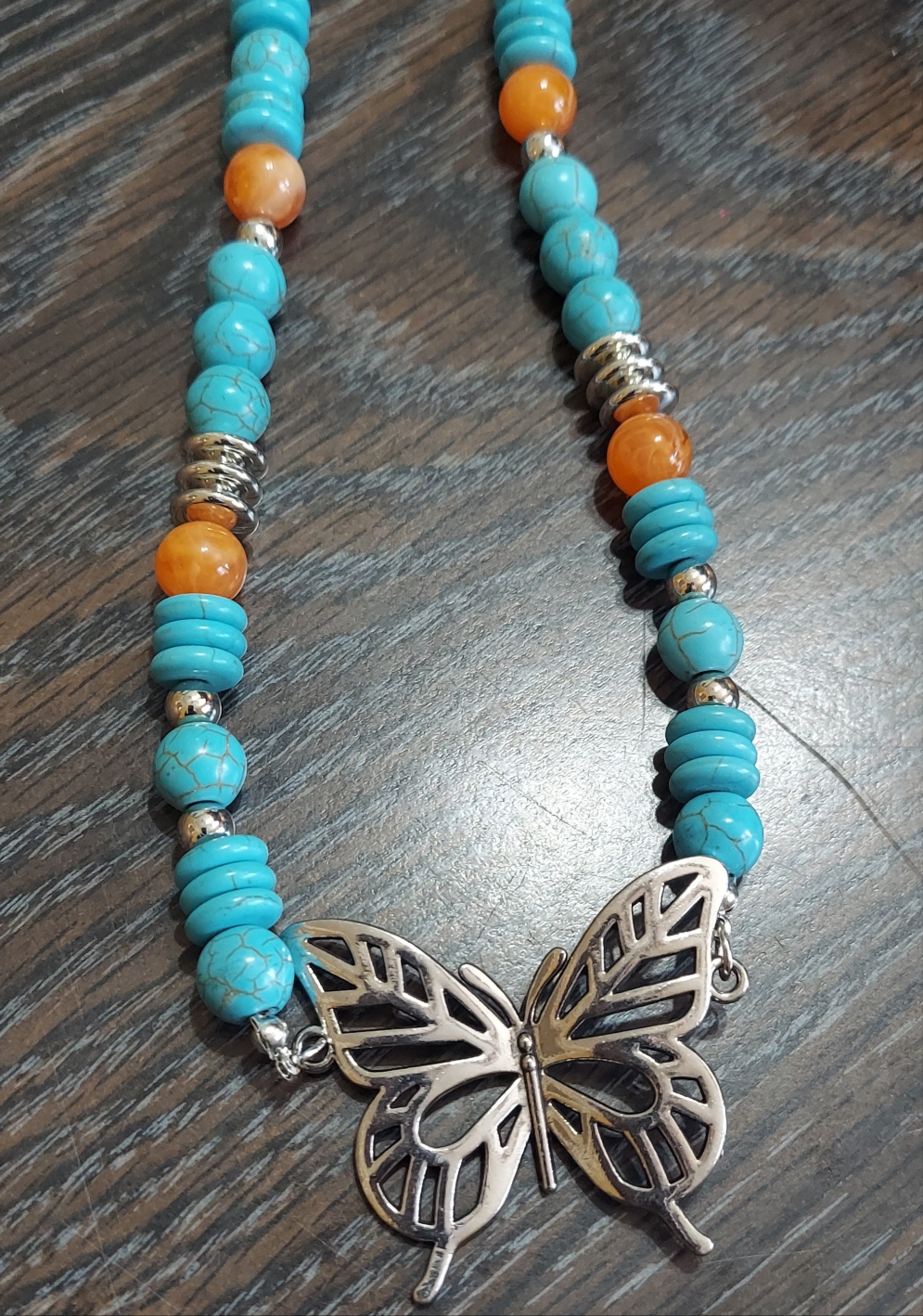 Butterfly - Blue Necklace