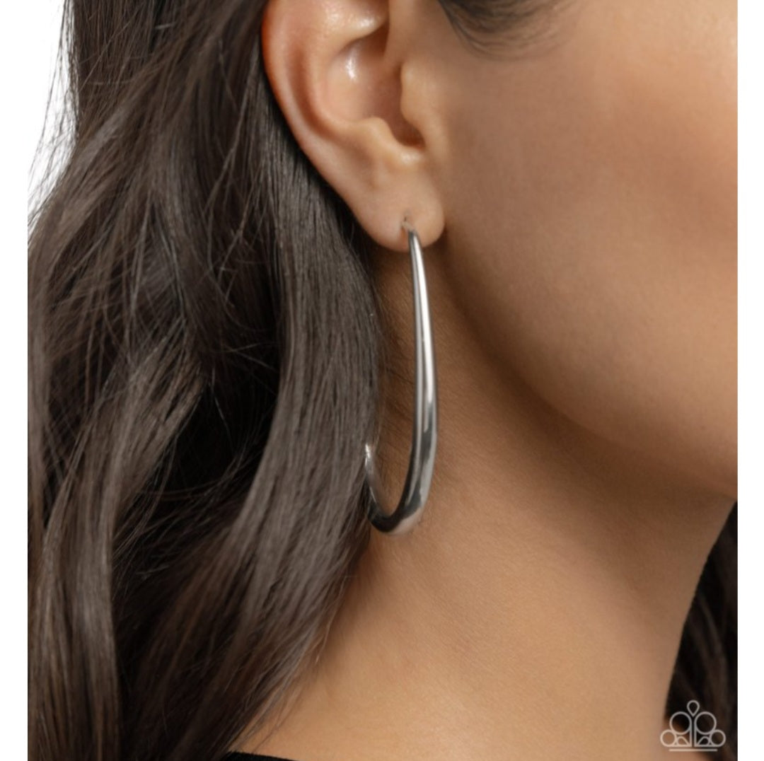 Exclusive Element Silver Earrings