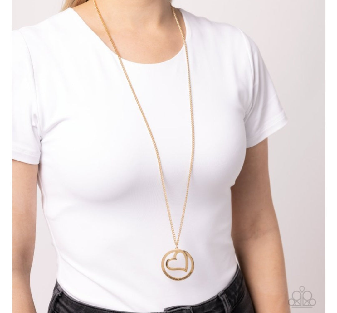 Positively Perfect-Gold Necklace
