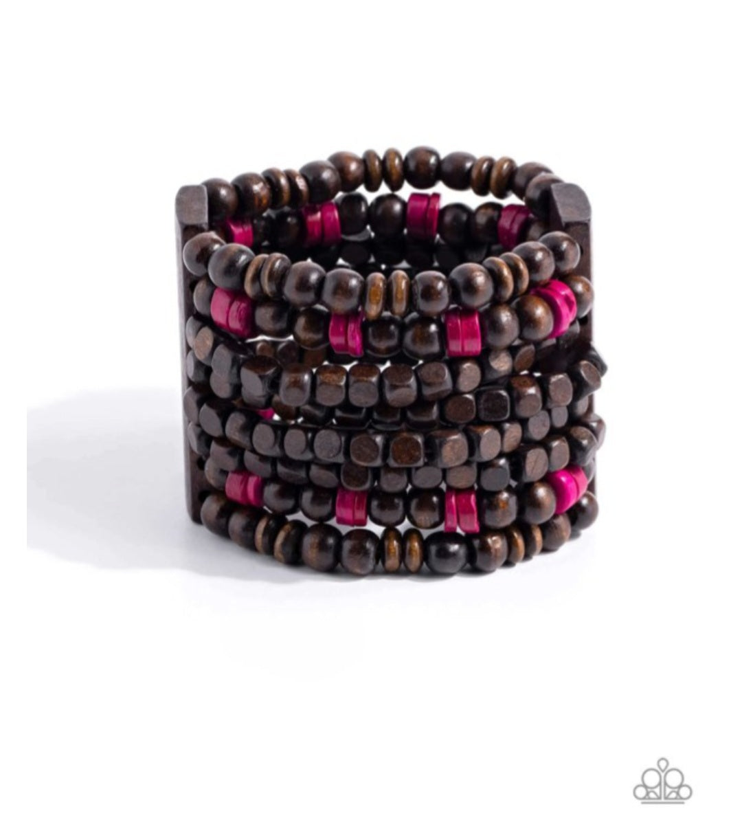 Tropical Time Zone- Pink Bracelet