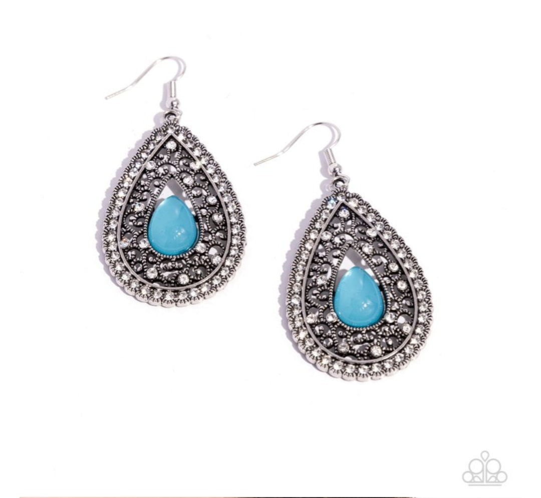 Cloud Nine Couture- Blue Earrings