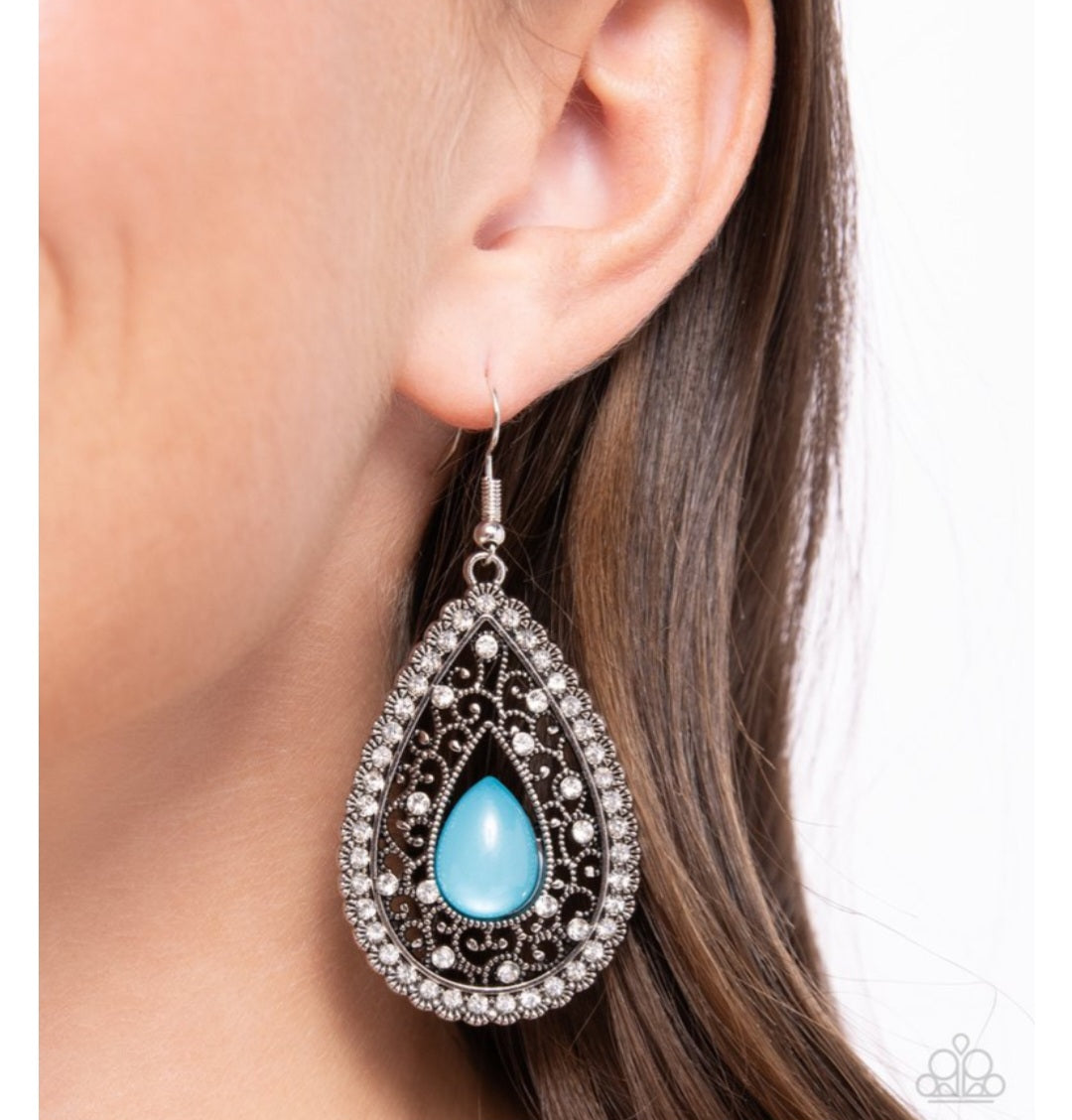 Cloud Nine Couture- Blue Earrings