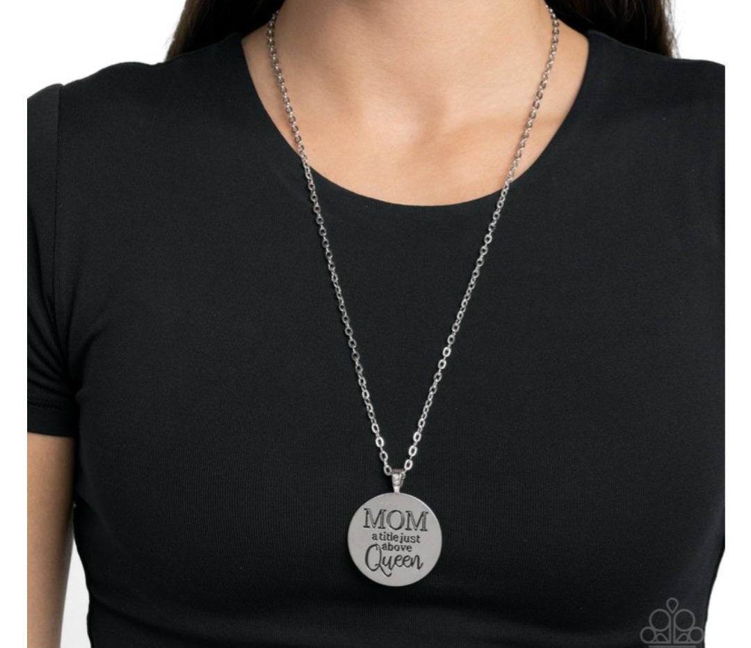 Mother Dear- Silver Necklace