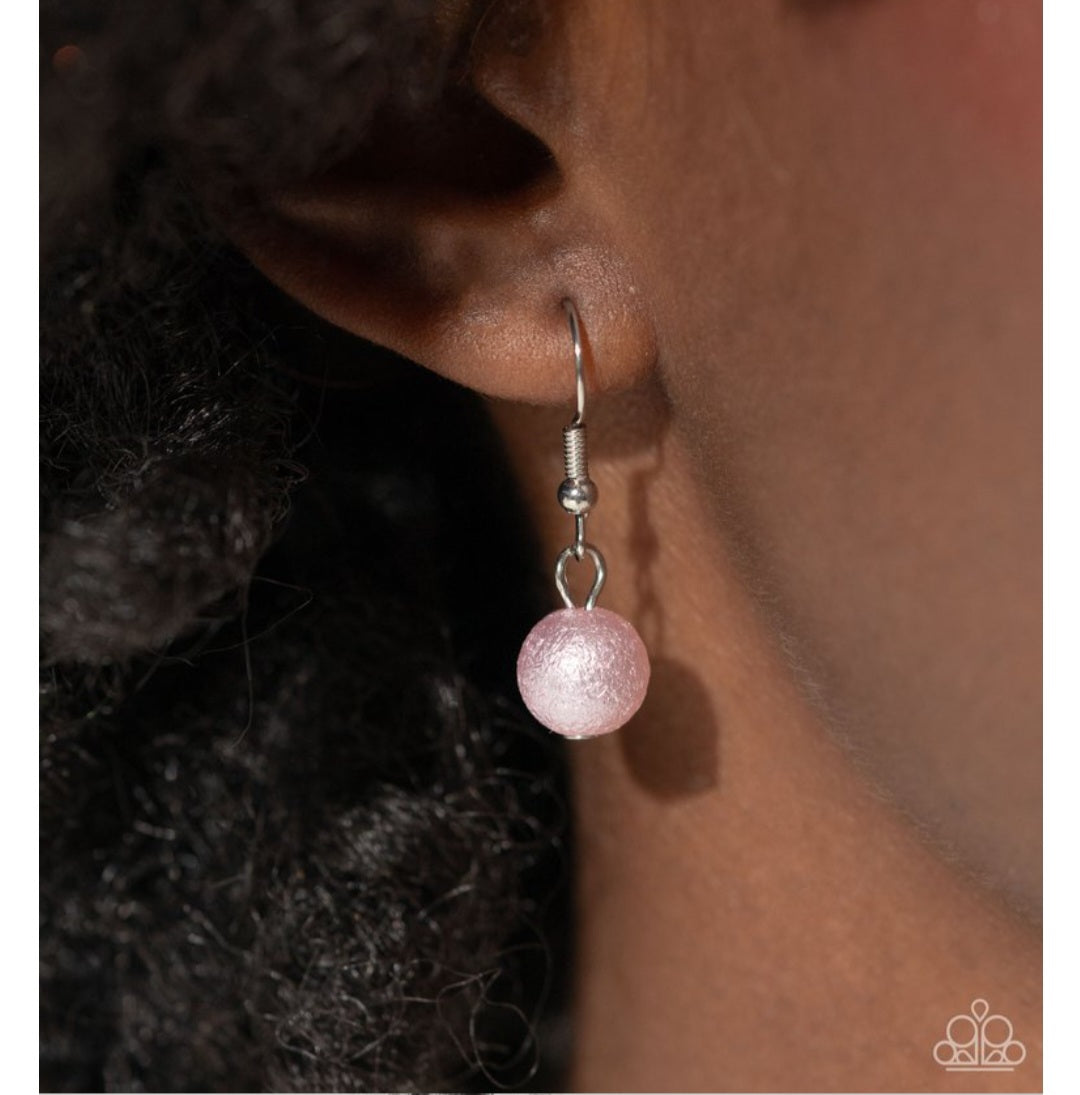 Pearl Pandora- Pink Necklace