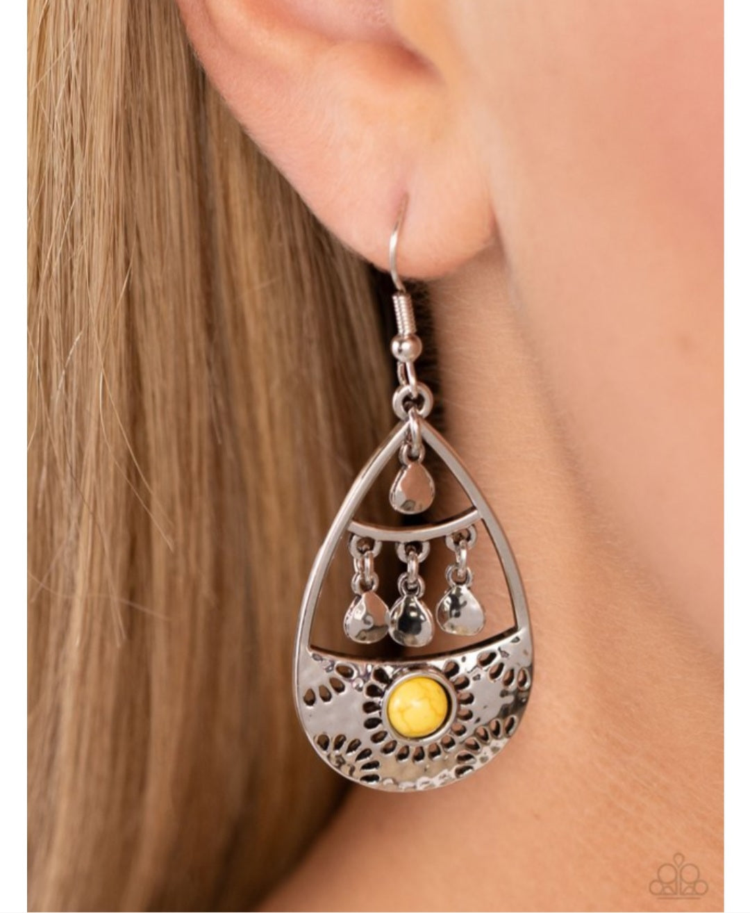 Country Cabana-Yellow Earrings