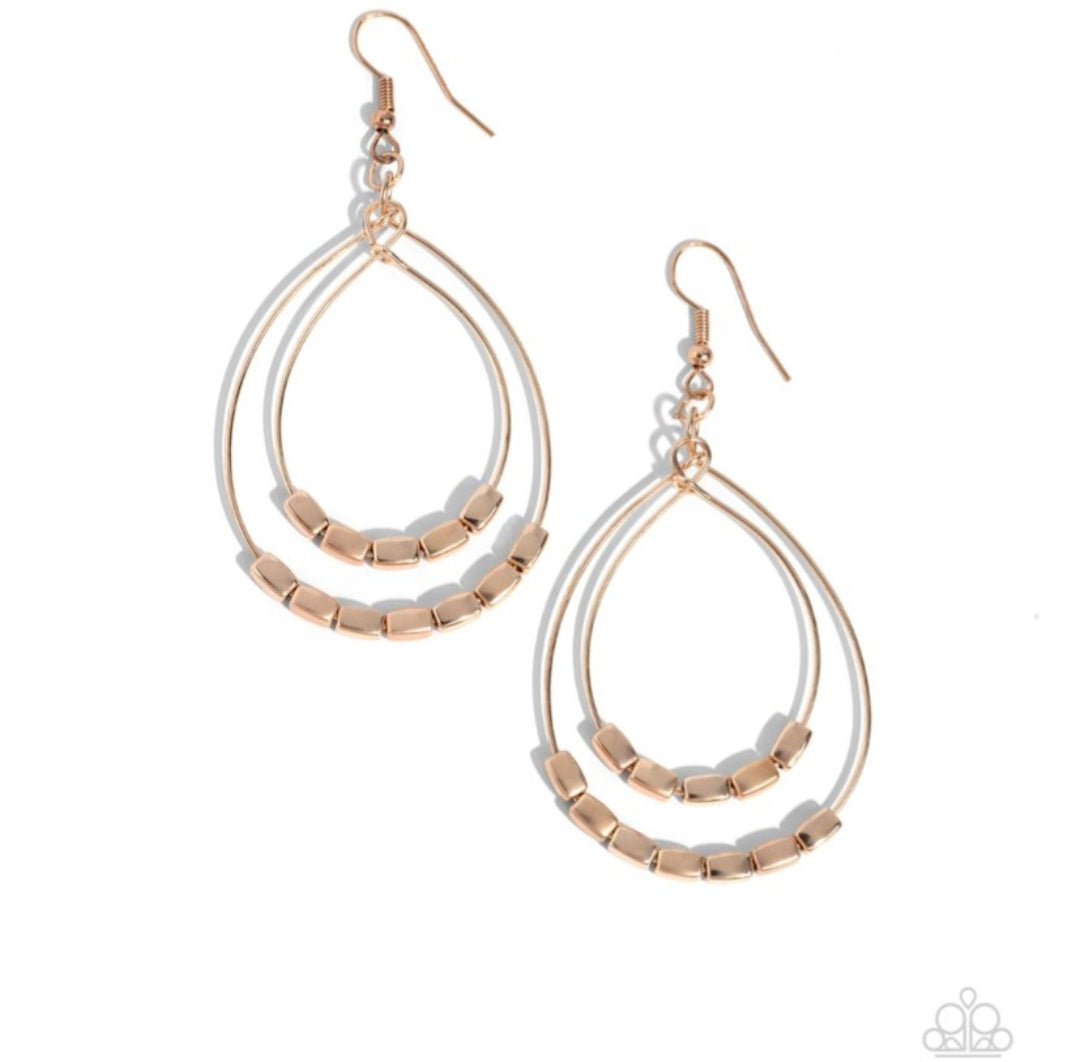 Industrial Artisan - Rose Gold Earrings