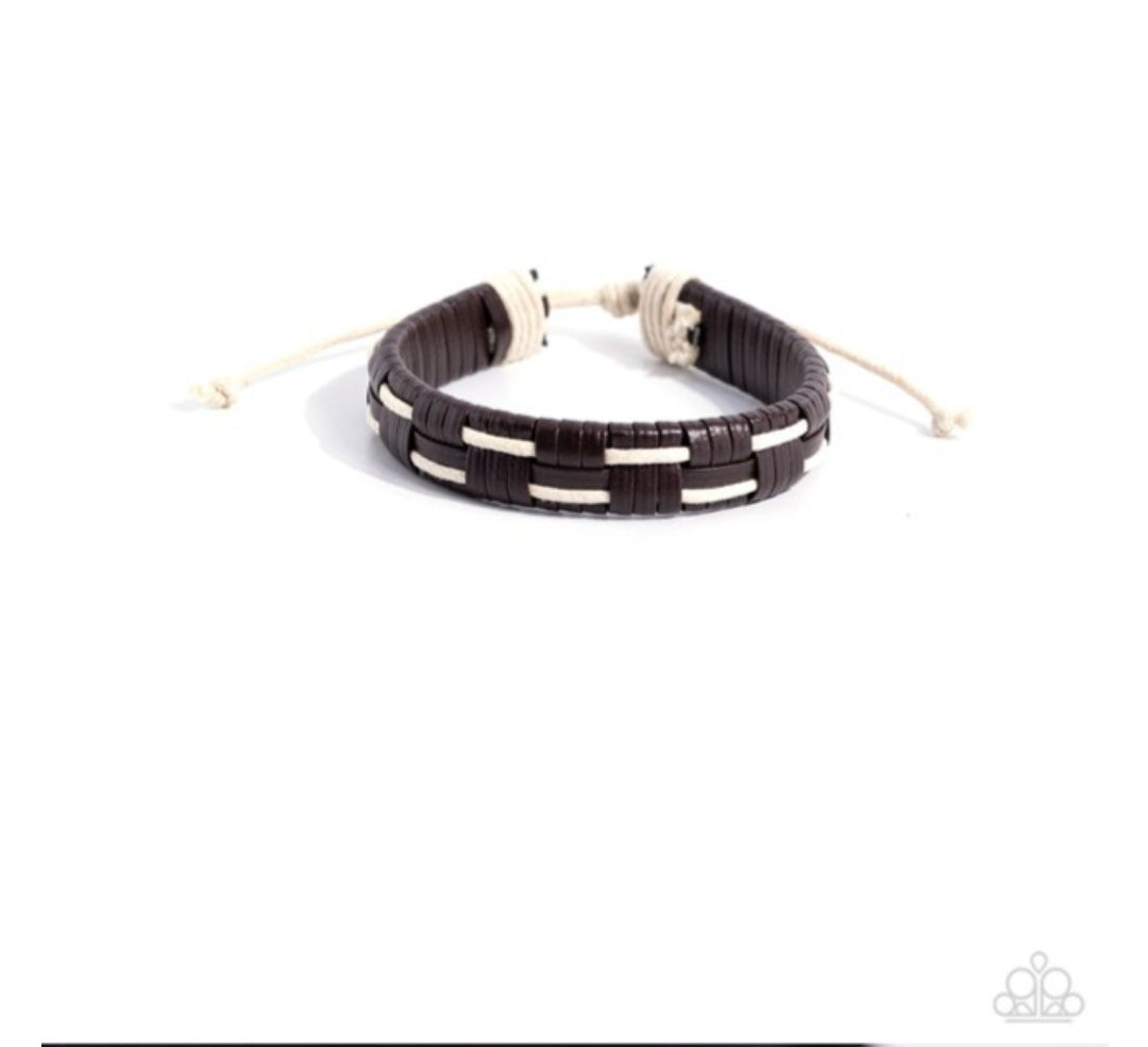 Solo Escapade -Men's Brown Bracelet