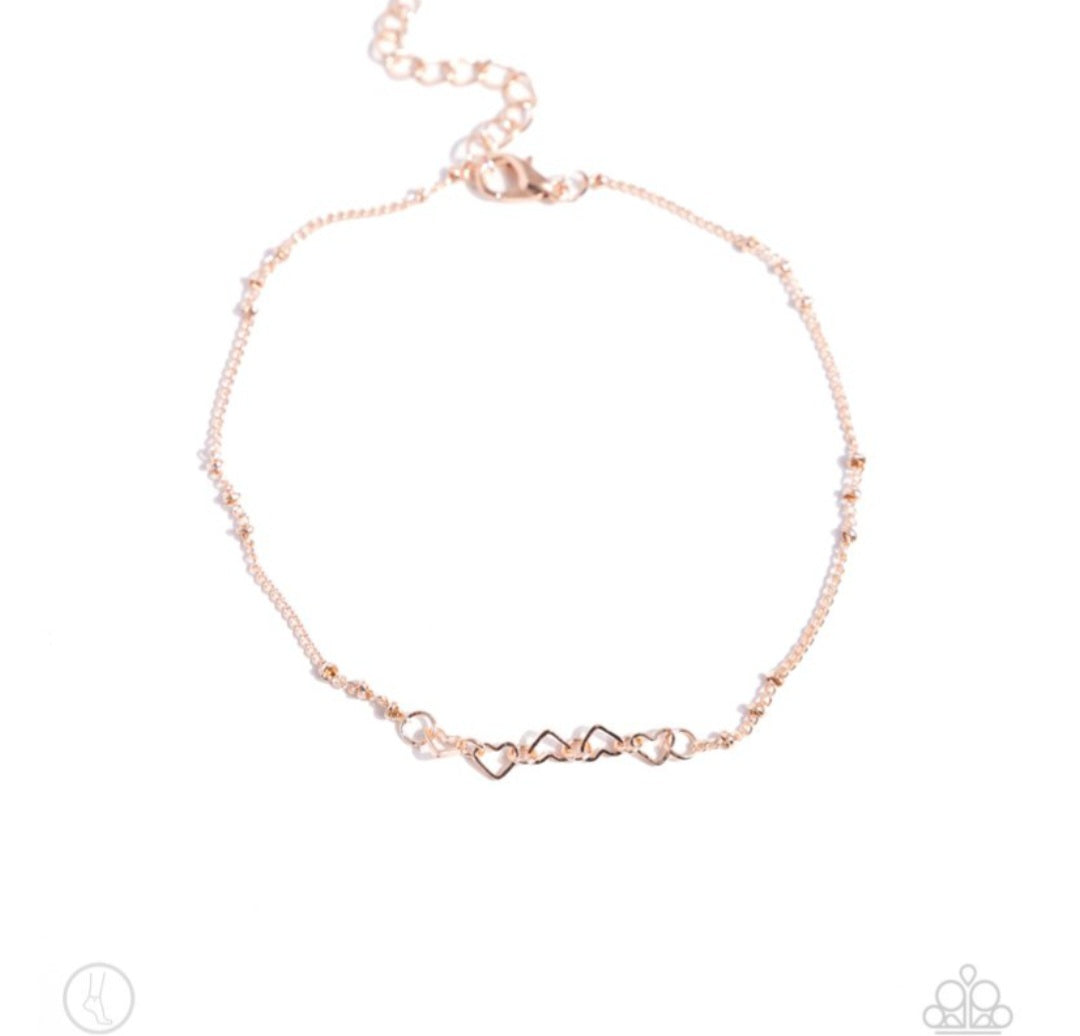 Satellite Shimmer - Rose Gold Anklet