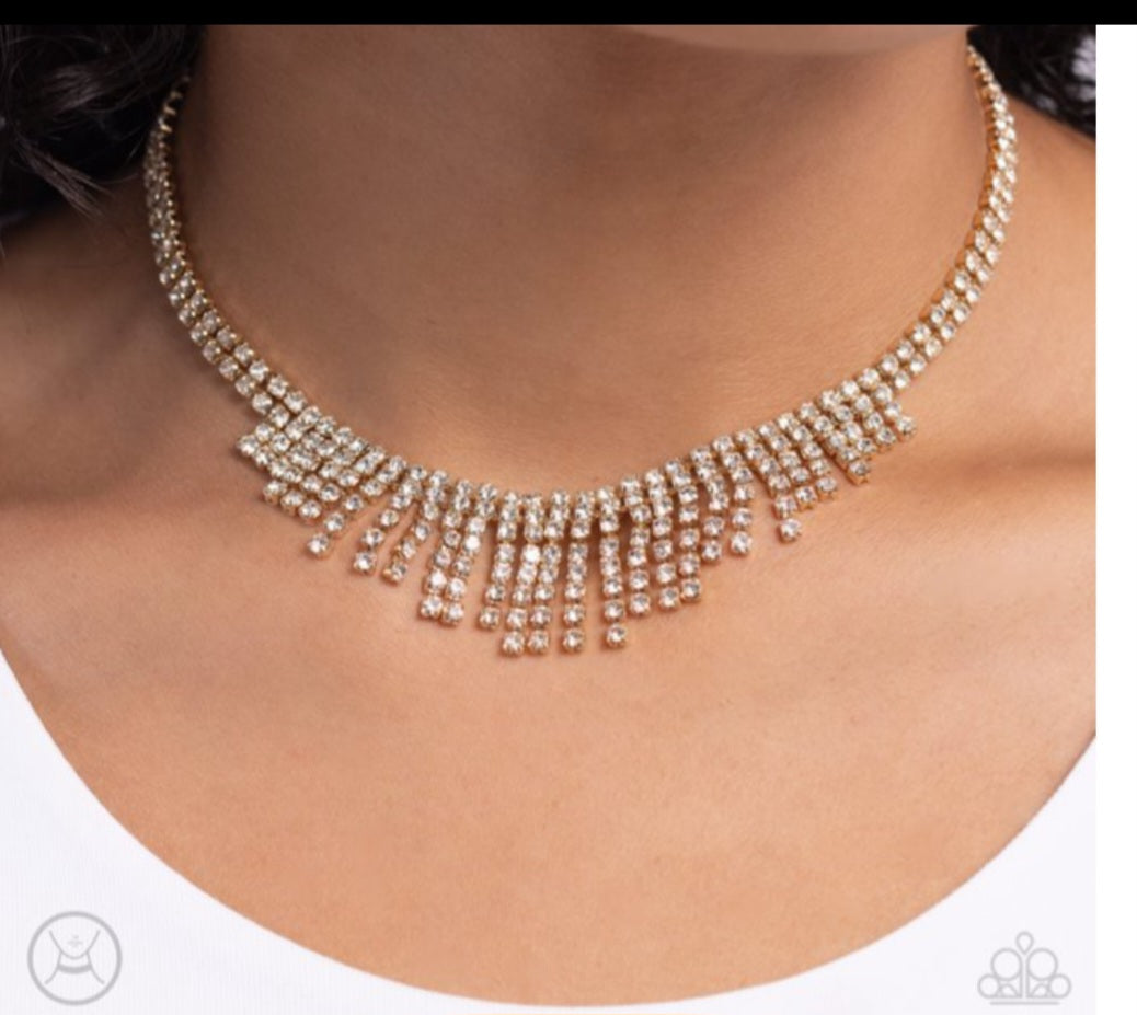 Daring Decadence- Gold Neclace