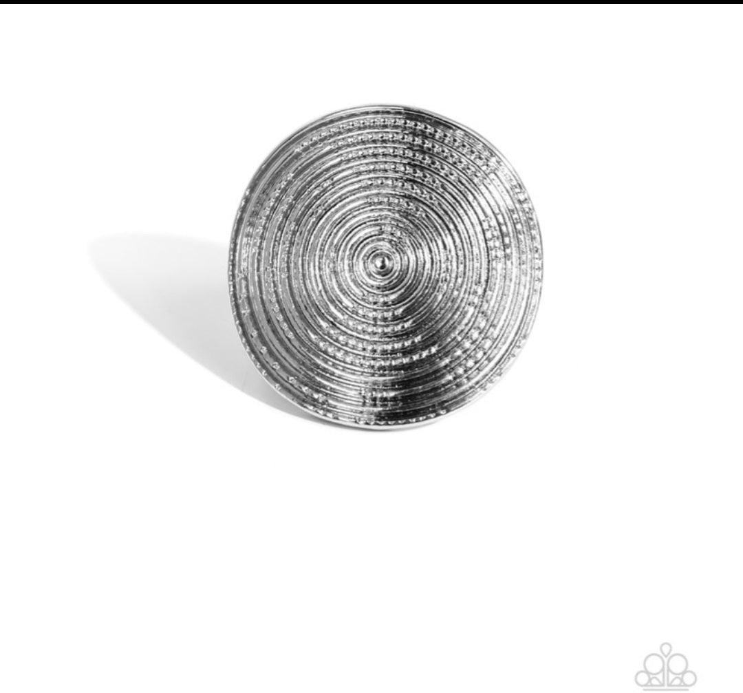Dizzying Delight- Silver Ring