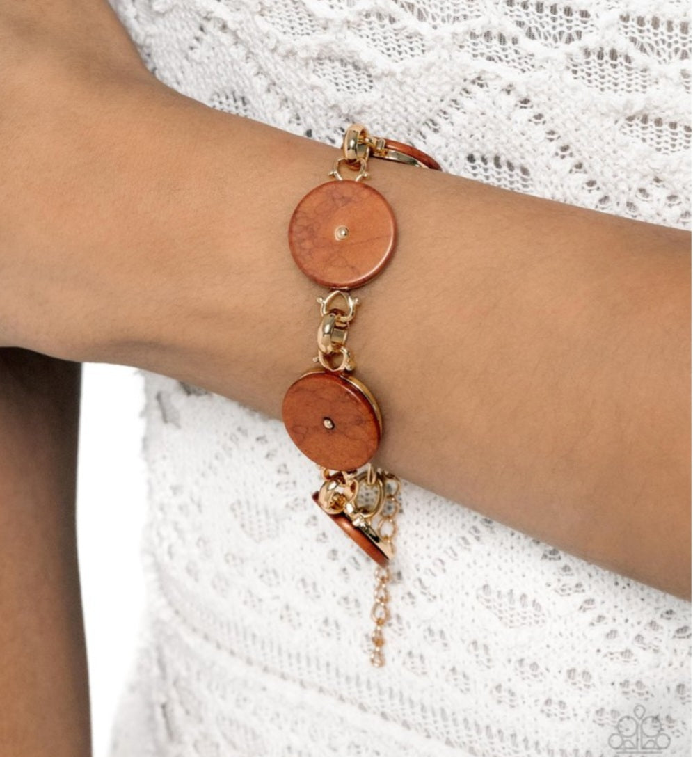 Savory Season- Brown Bracelet
