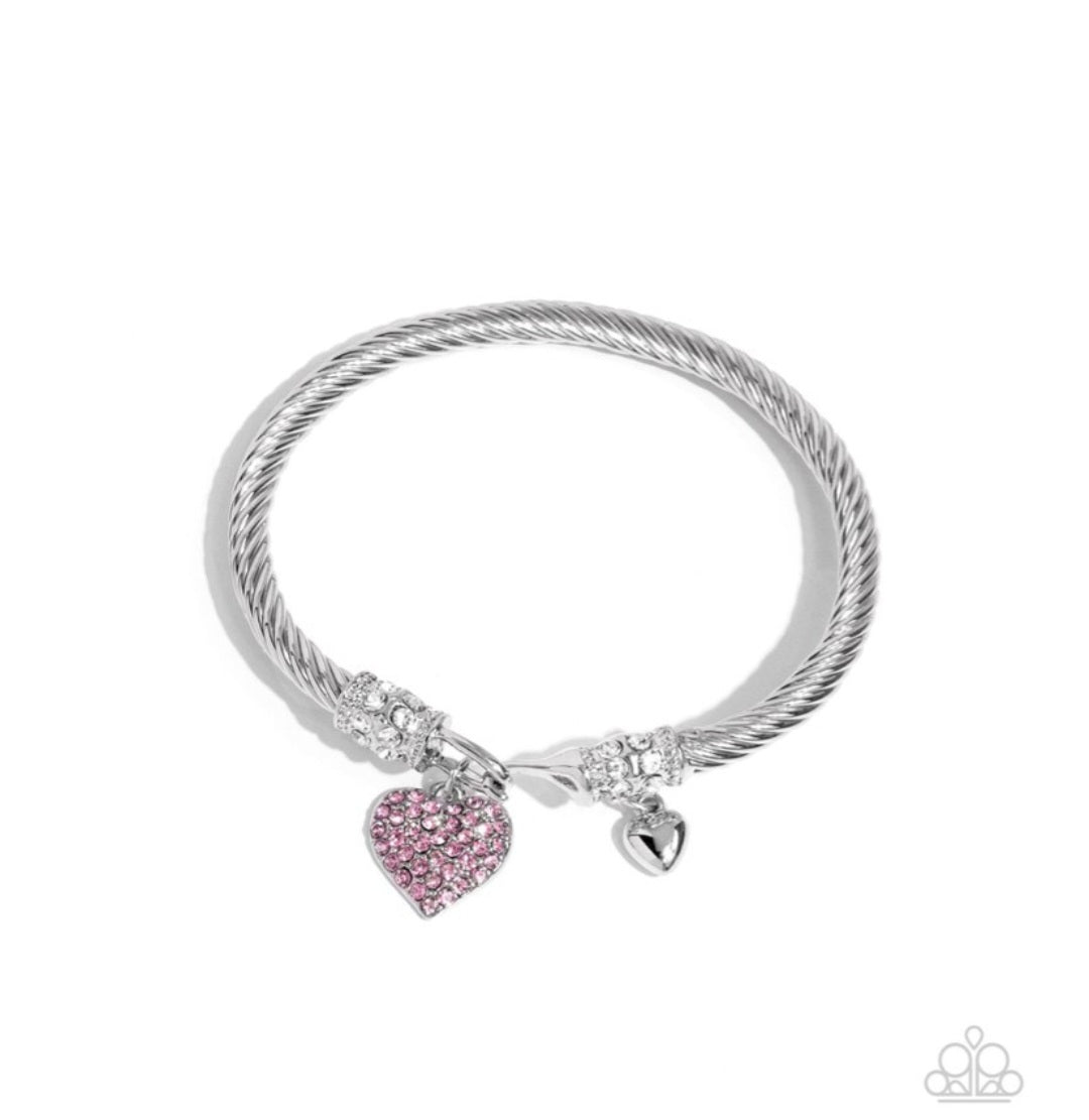 Heart Hour- Pink Bracelet