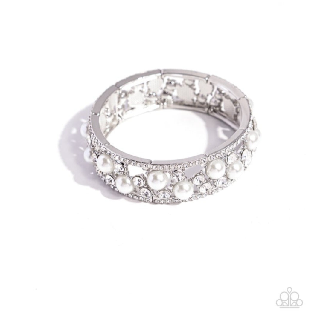 Opera Singer- White Bracelet