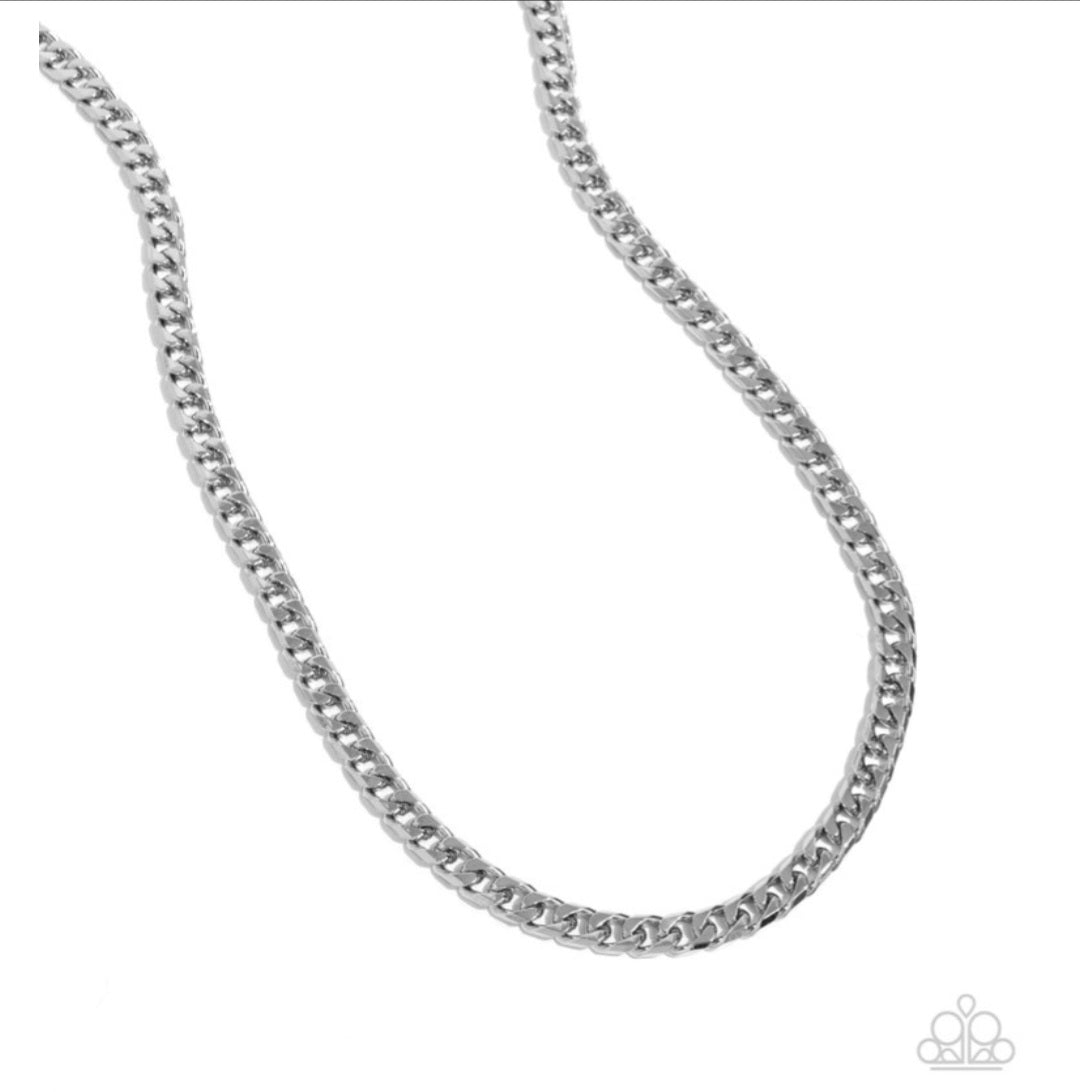 The Game Chain- ger Urban Necklace- Silver