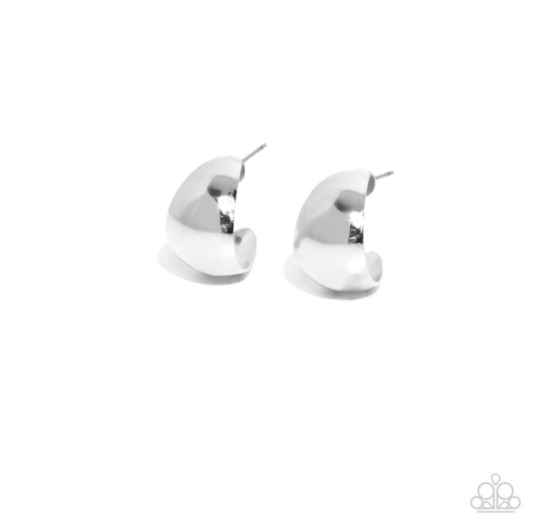 Suddenly Shiny - Silver Earrings