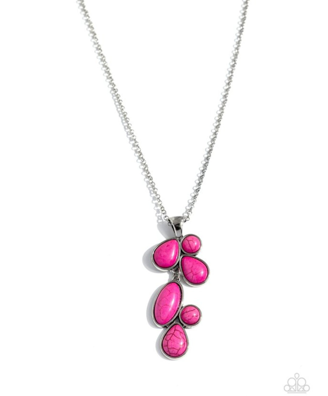 Wild Bunch Flair- Pink Necklace