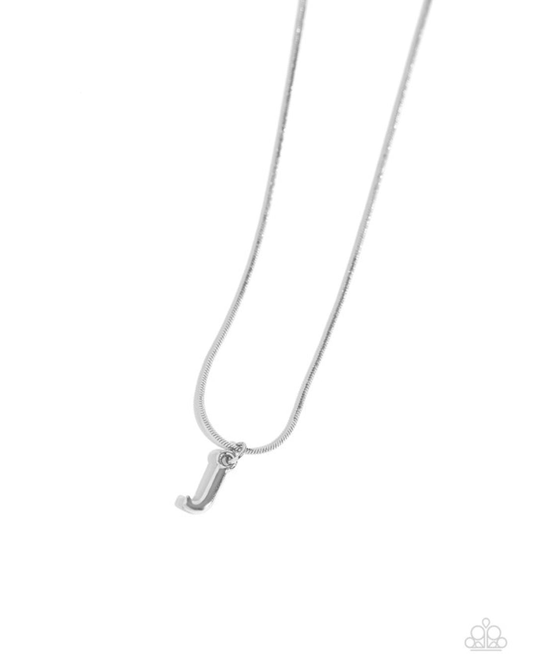 Seize the Initial- Silver Necklace