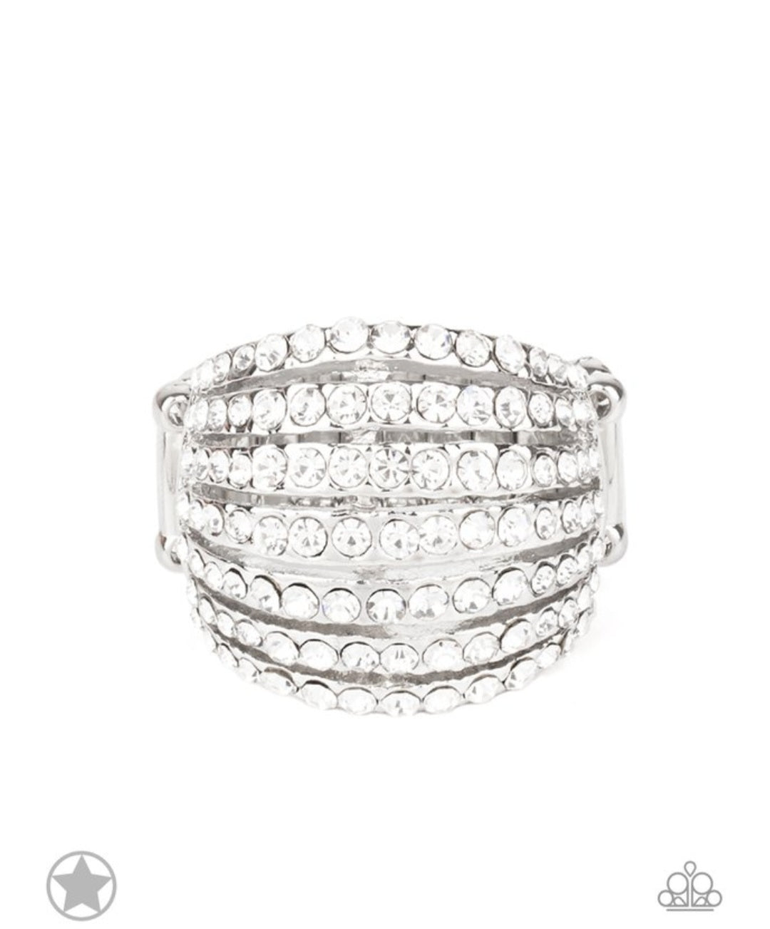Blinding Brilliance- White Ring