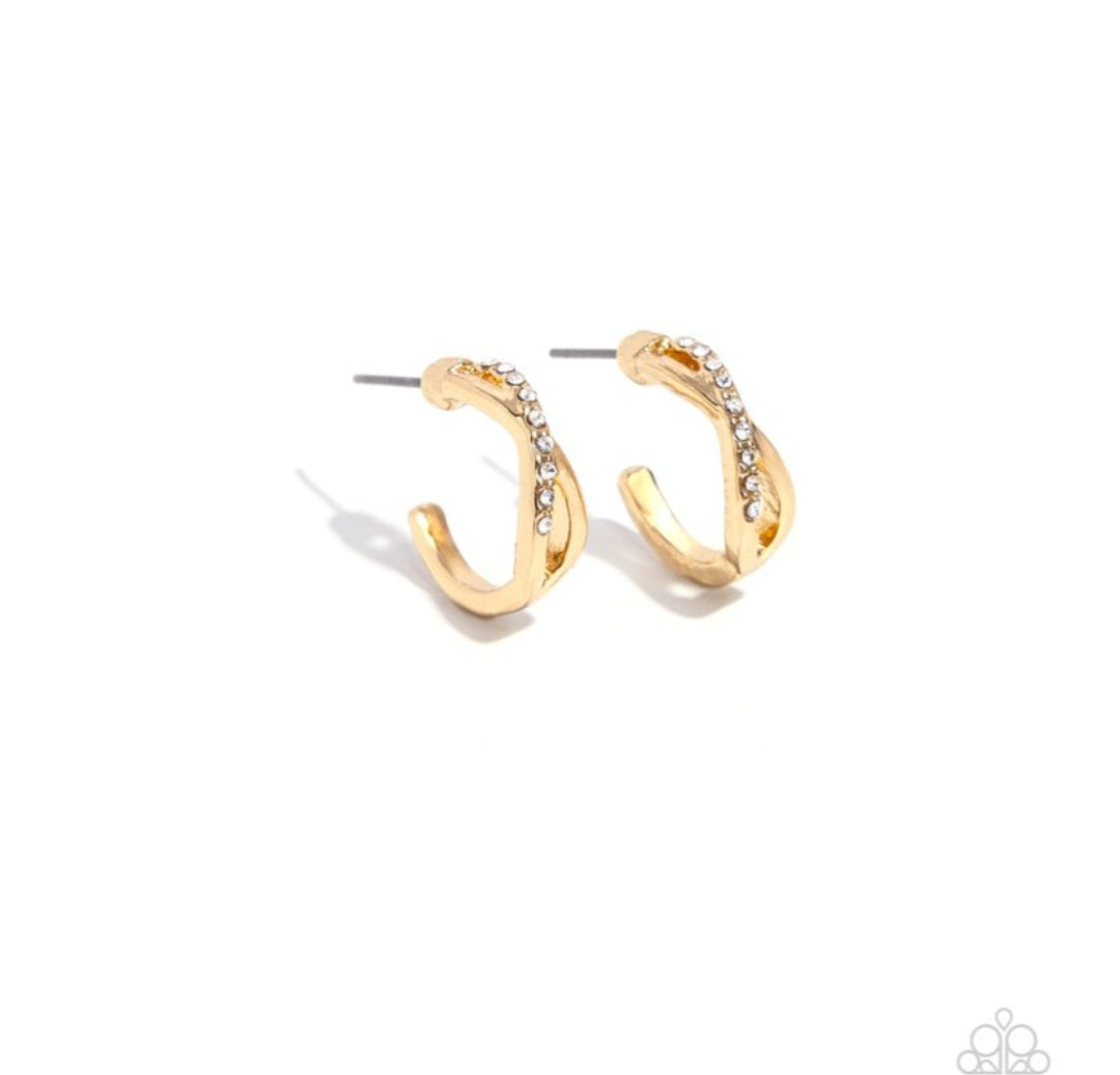 Horoscopic Helixes -Gold Earrings