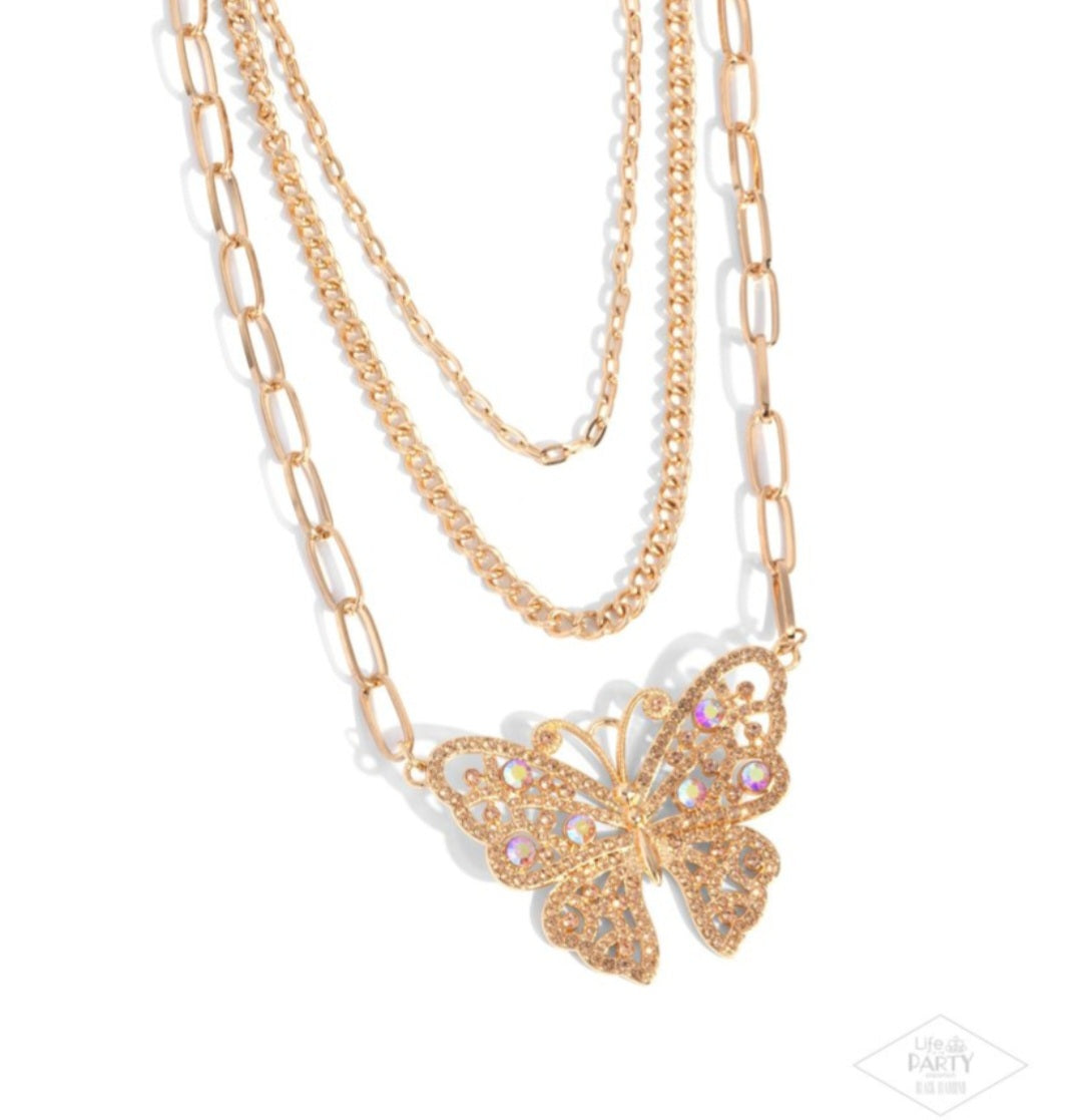Winged Wonder- Butterfly Necklace