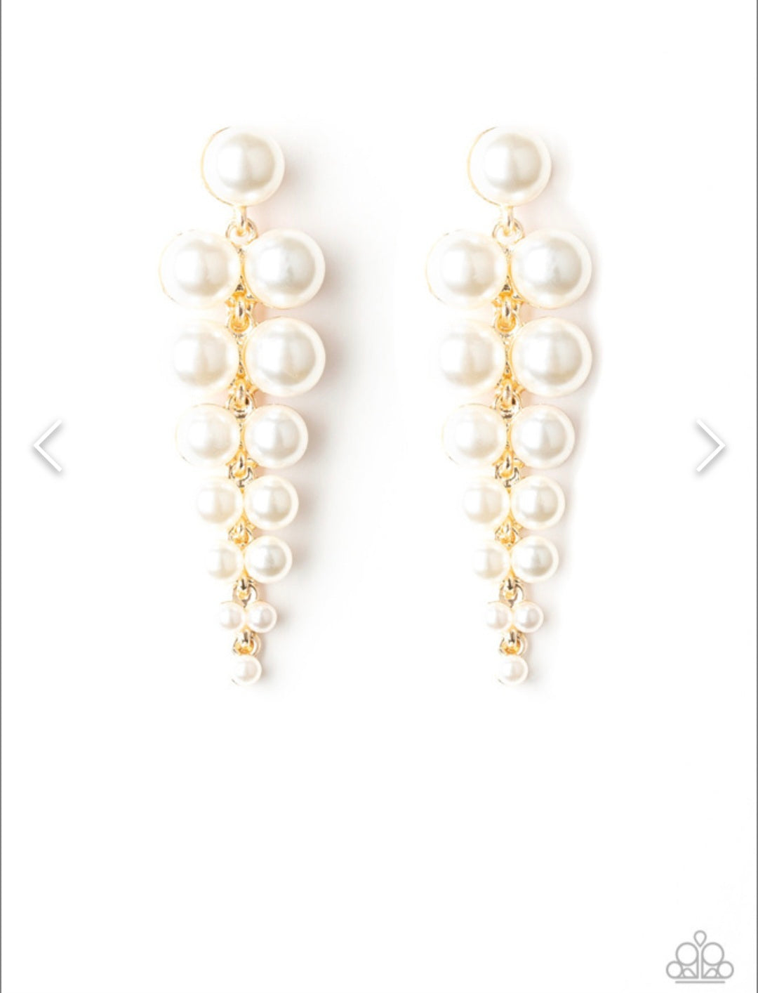 Totally Tribeca-Gold Pearl Earrings