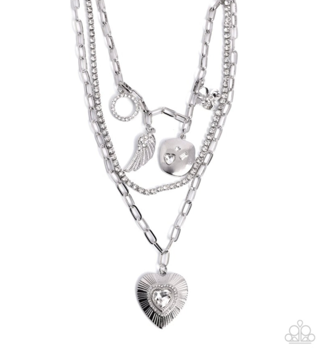 Angelic Ambition- White Necklace