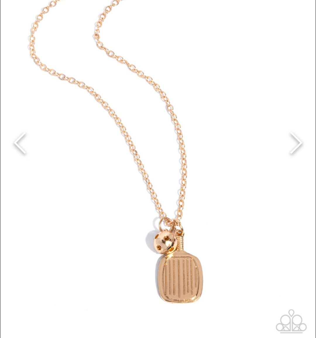 Pickleball Prize- Gold Necklace