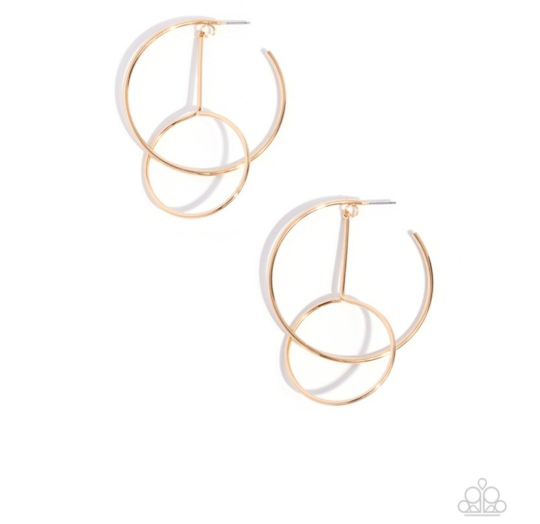 Dreaming of Hoops - Gold Earrings