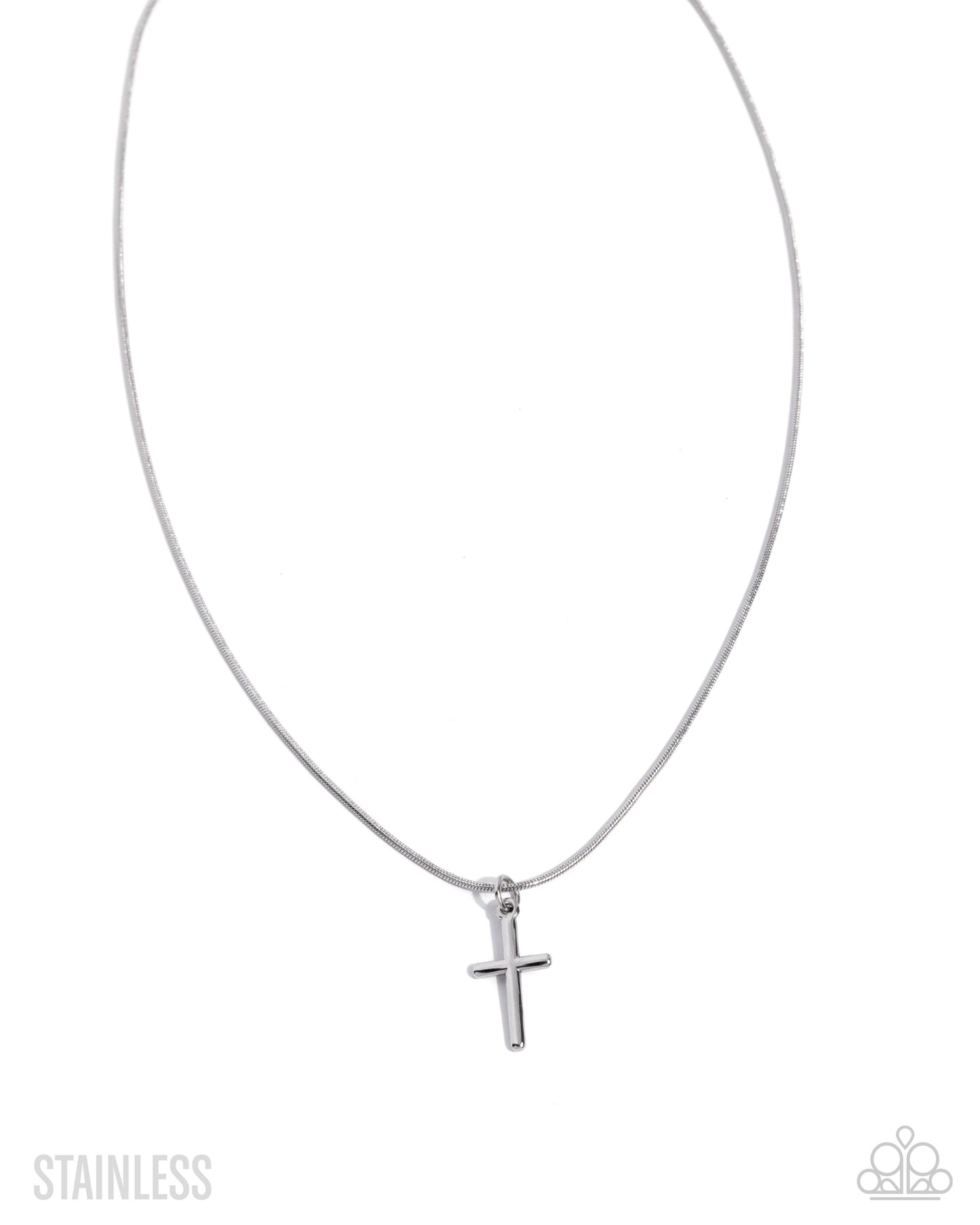 Giving Grace- Silver Cross Necklace