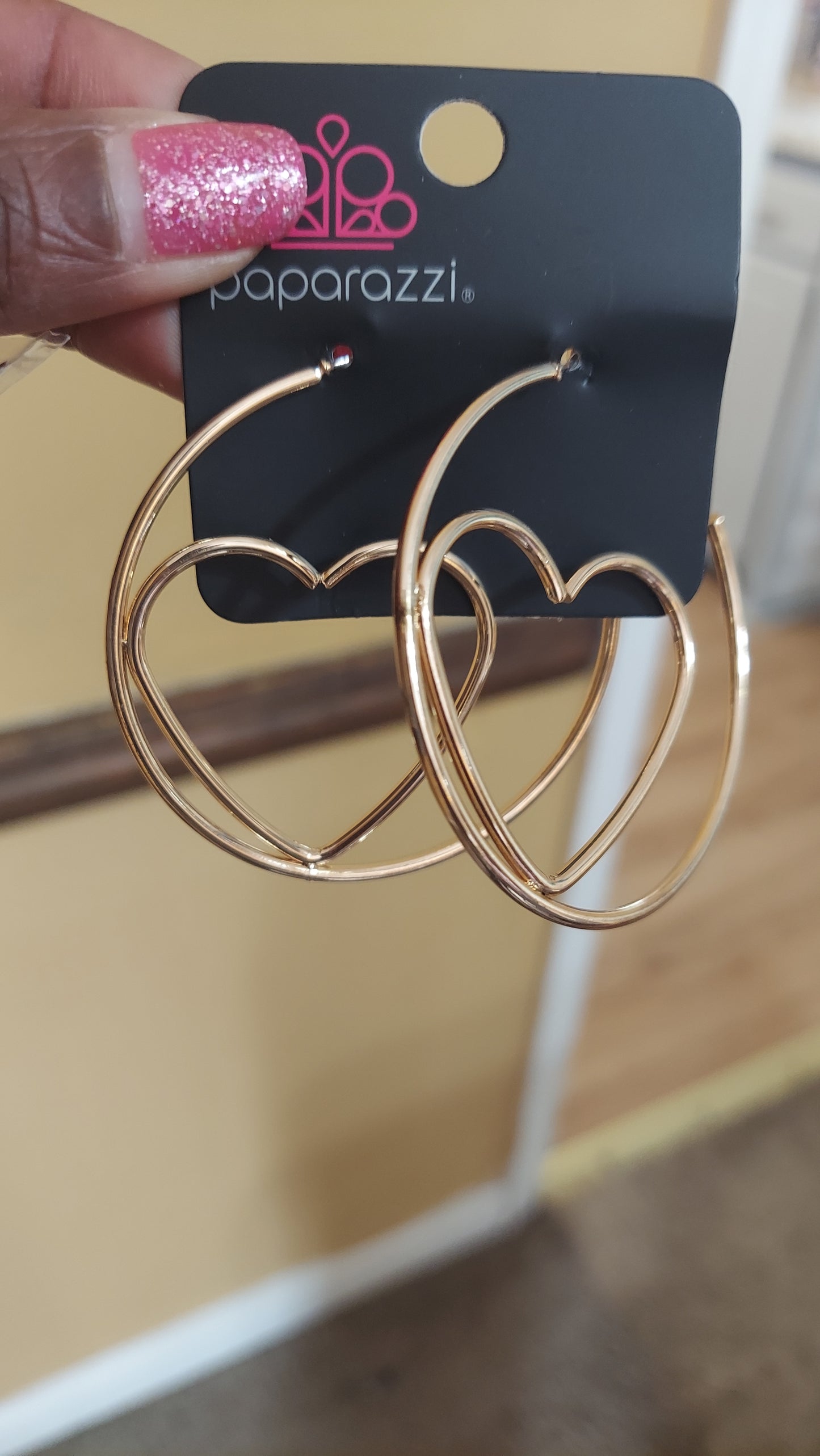 Love at First Sight- Gold Earrings