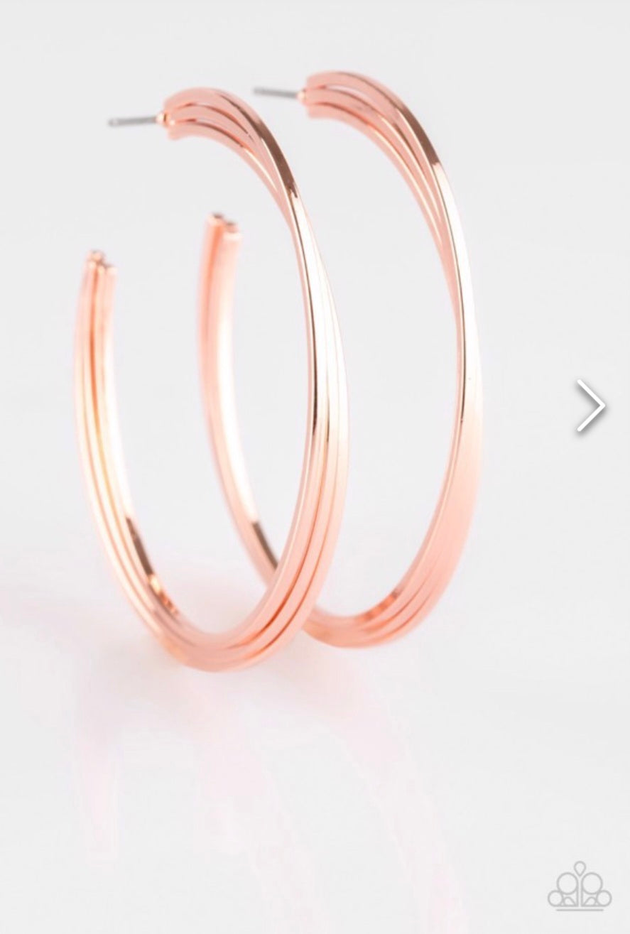 Haute Gossip- Copper Earrings