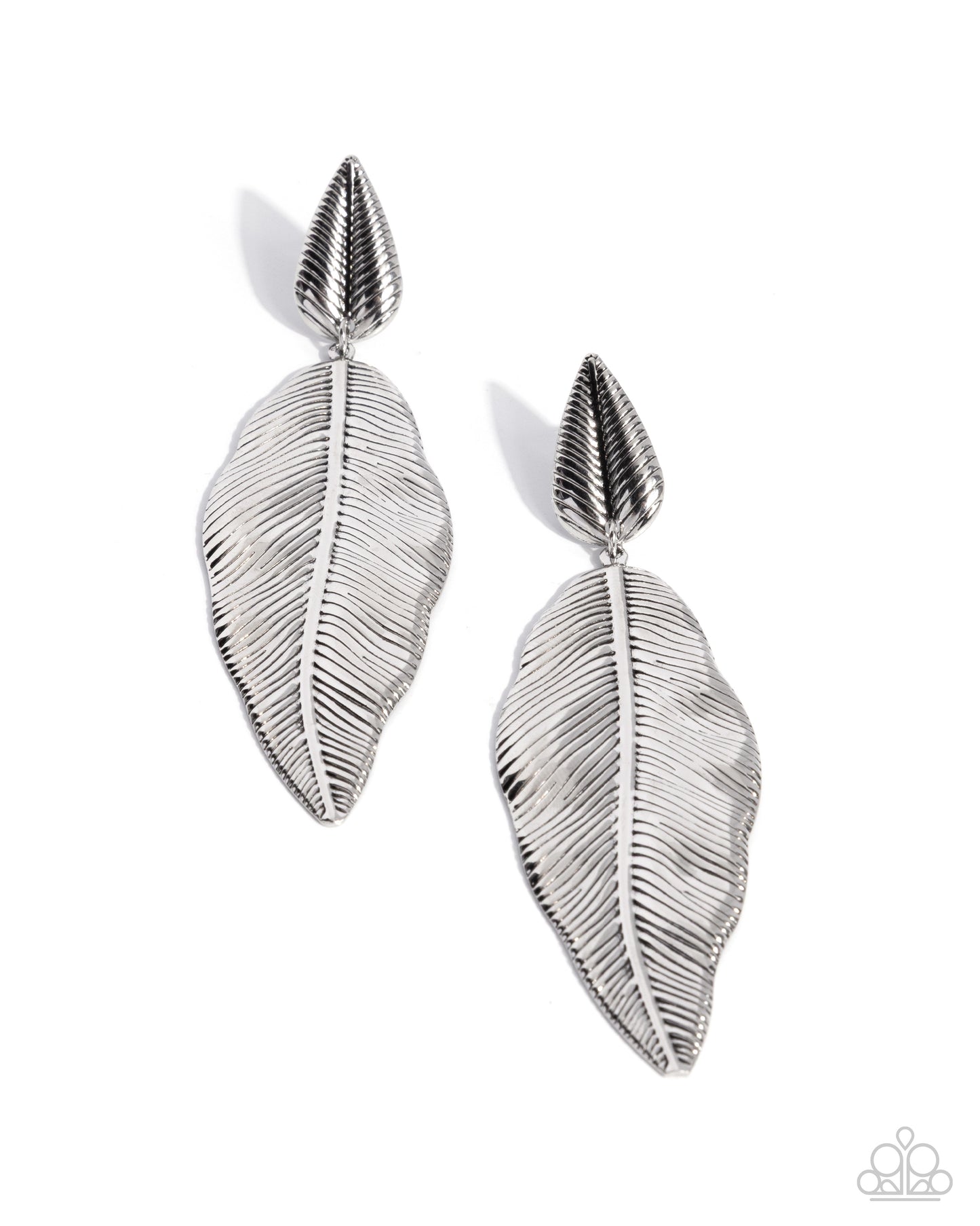 Loamy Leaves- Silver Earrings
