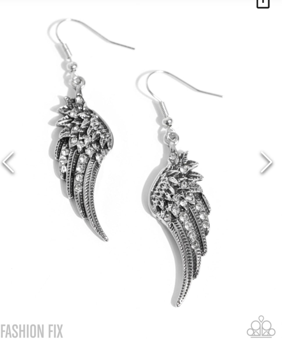 Free- Spirited Fable- Angel Earrings