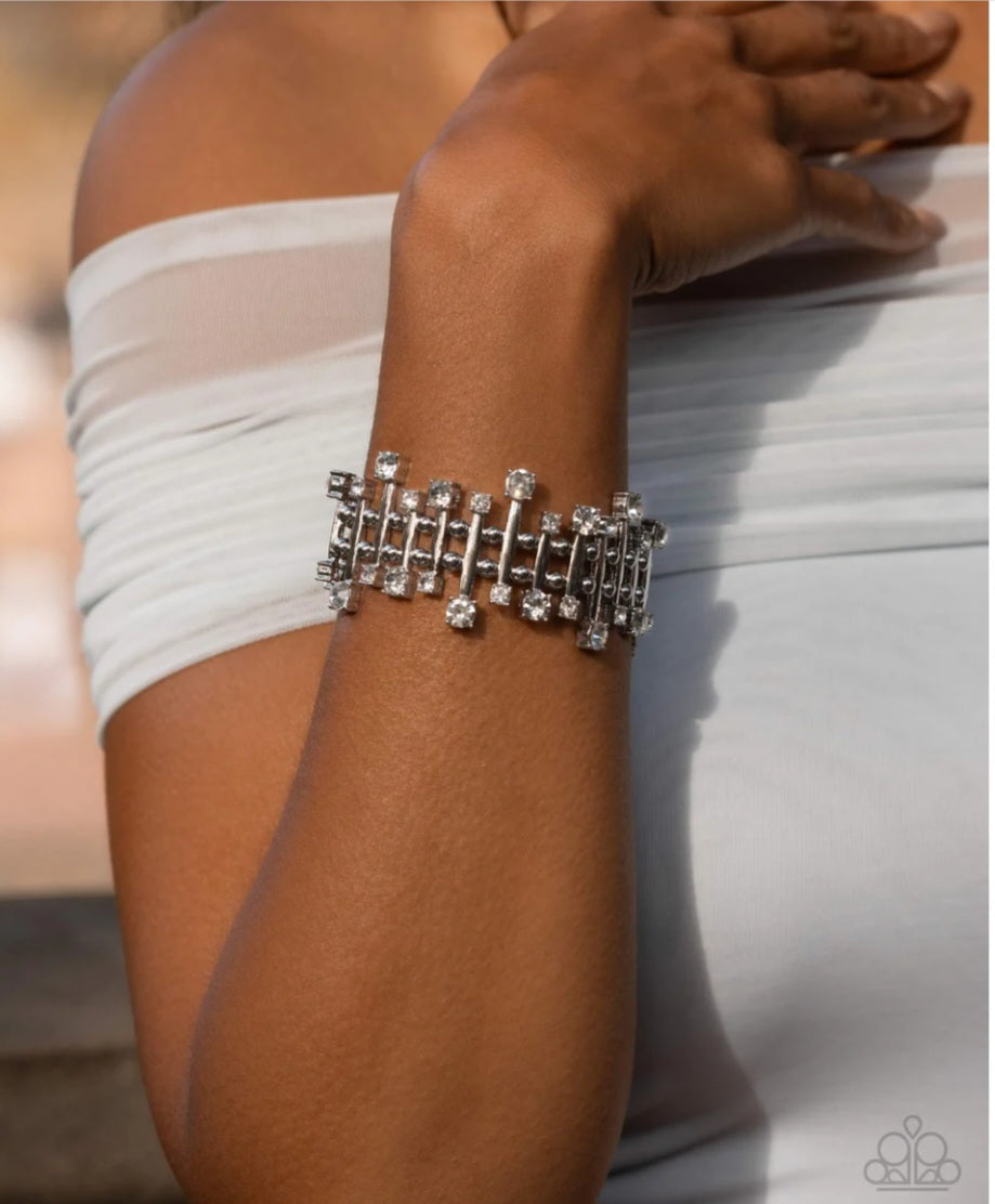 Misunderstanding Mayhem- White Bracelet