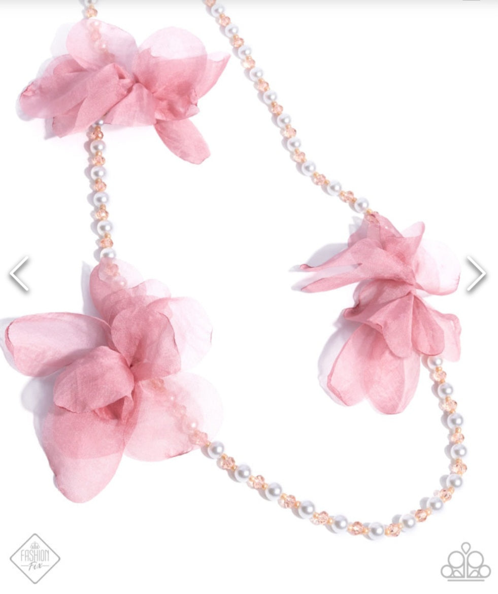 Darling Dimension- Pink Necklace