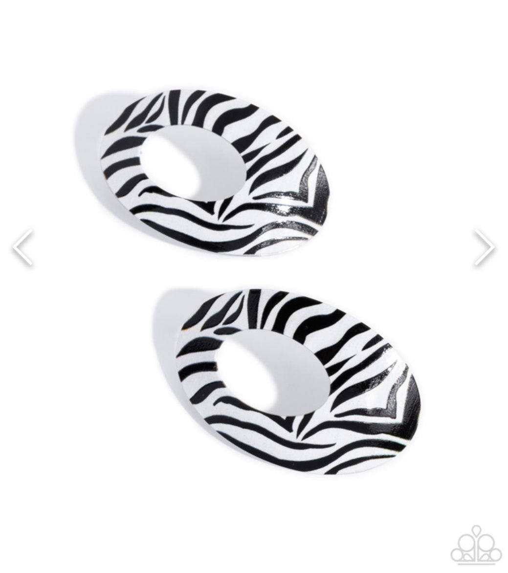 Zebra Style- Earrings