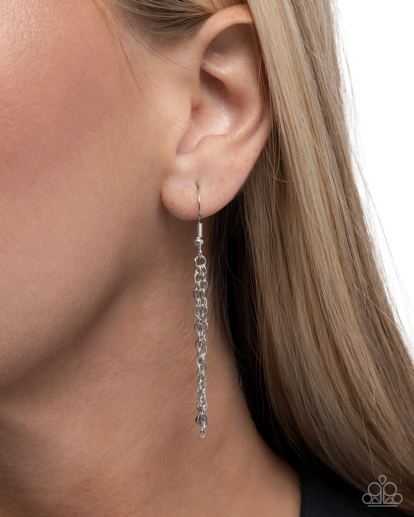 Eiffel Tower Eloquence- Silver Necklace