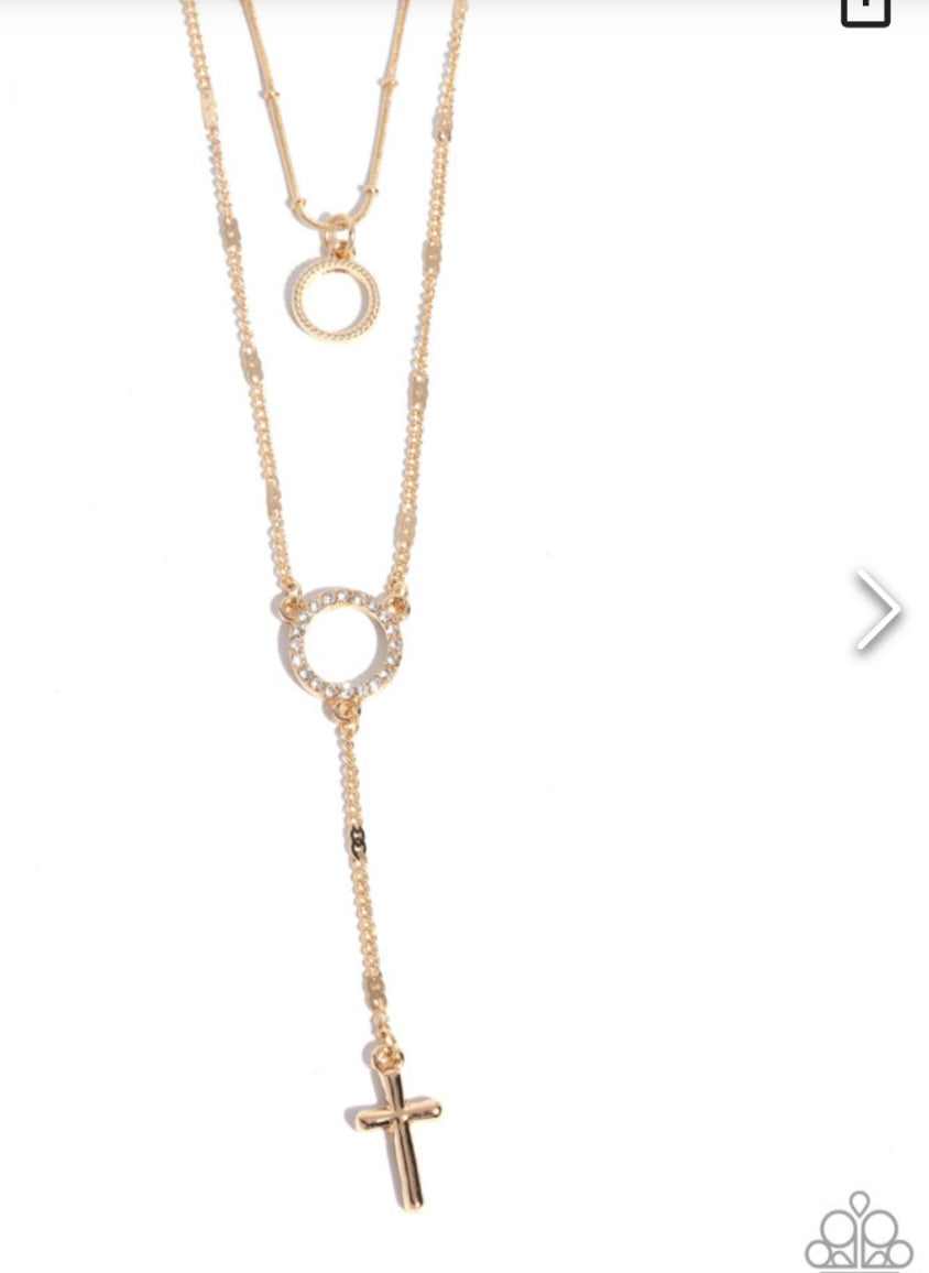 Faithfully Fierce- Gold Necklace