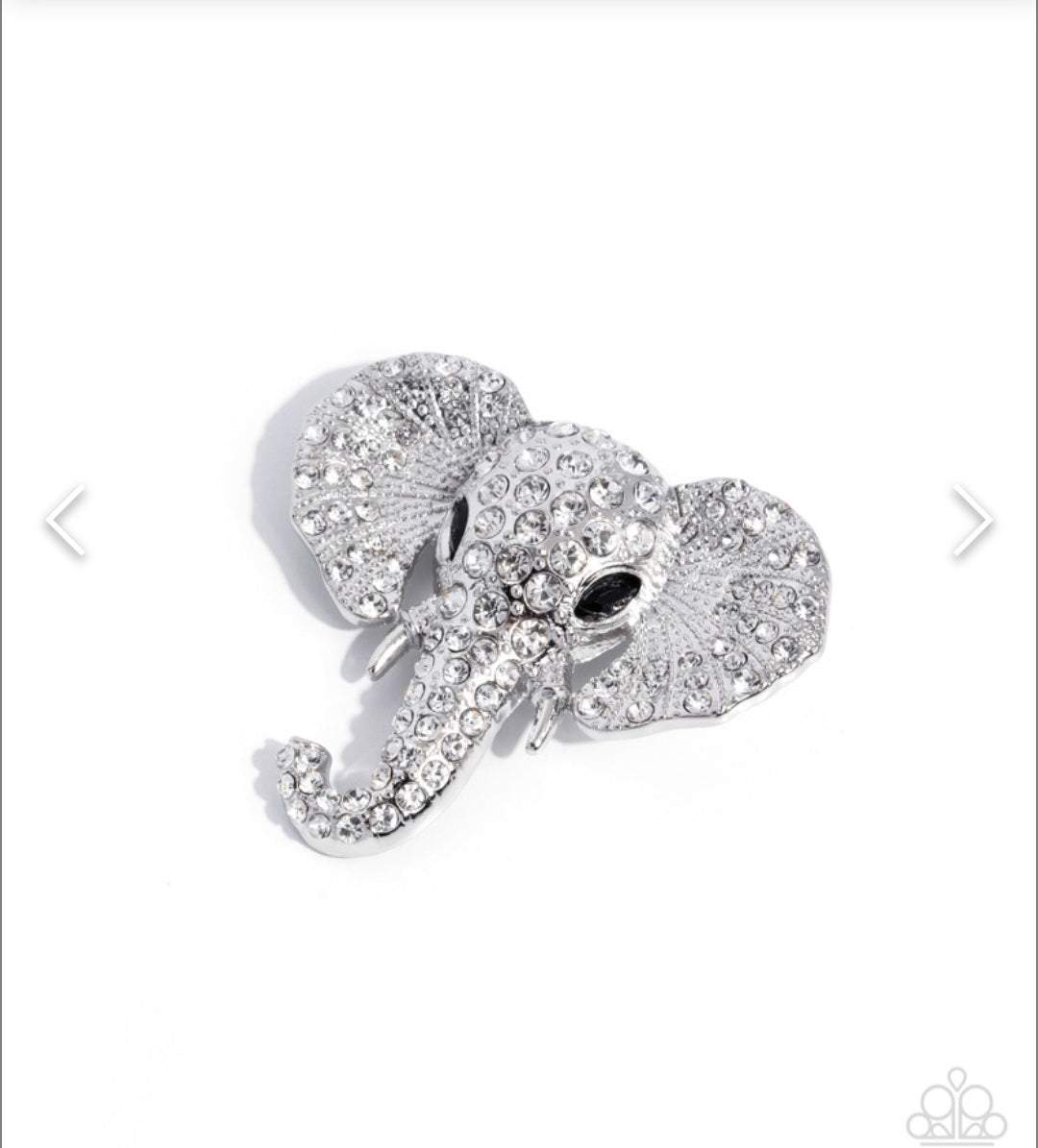 Elephant Empathy- Silver Brooche