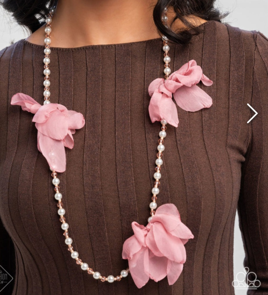 Darling Dimension- Pink Necklace