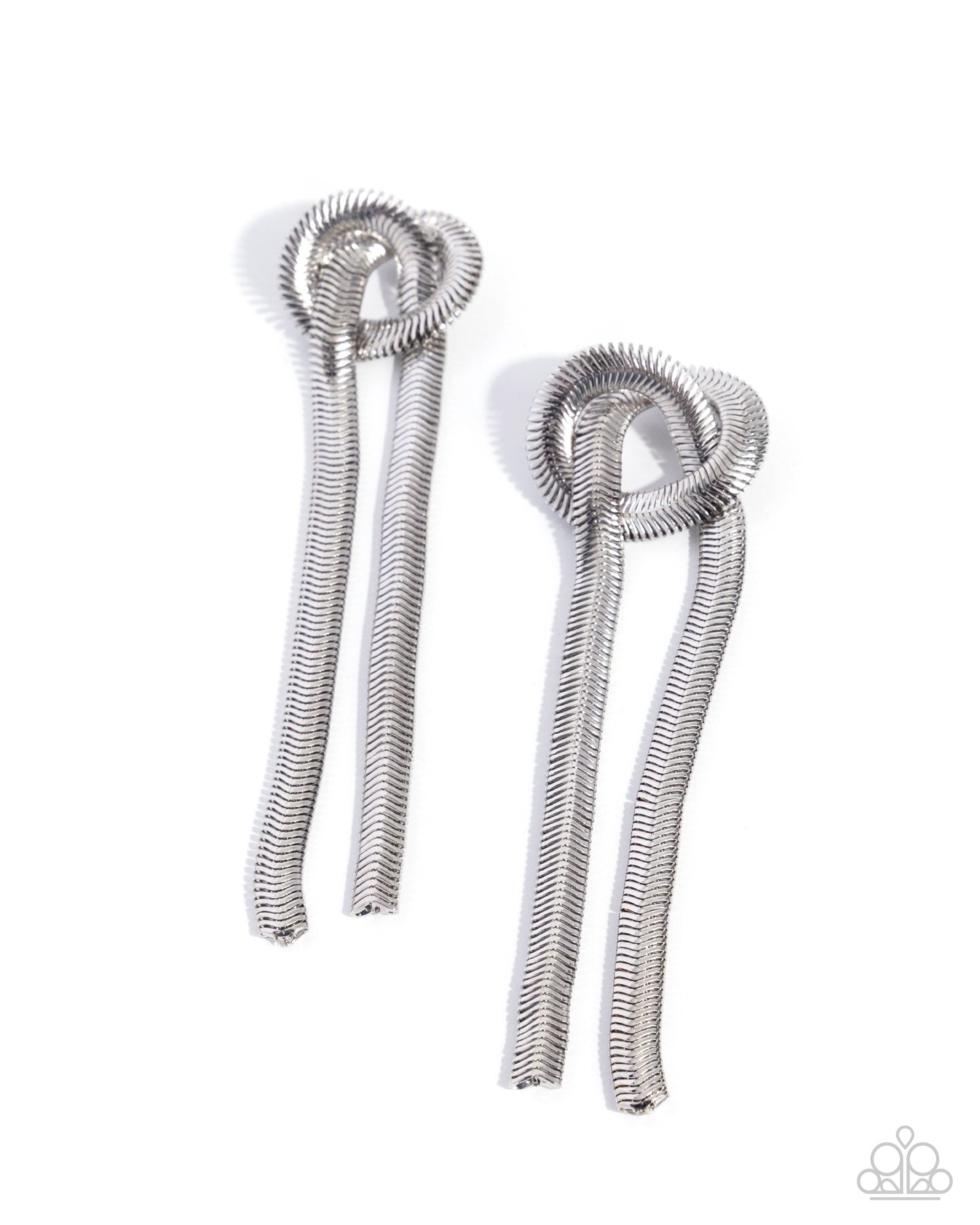 Twisted Tale- Silver Earrings