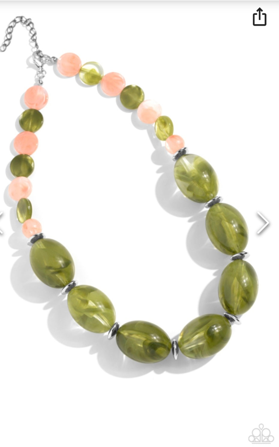 Belle of the Beach - Green Necklace