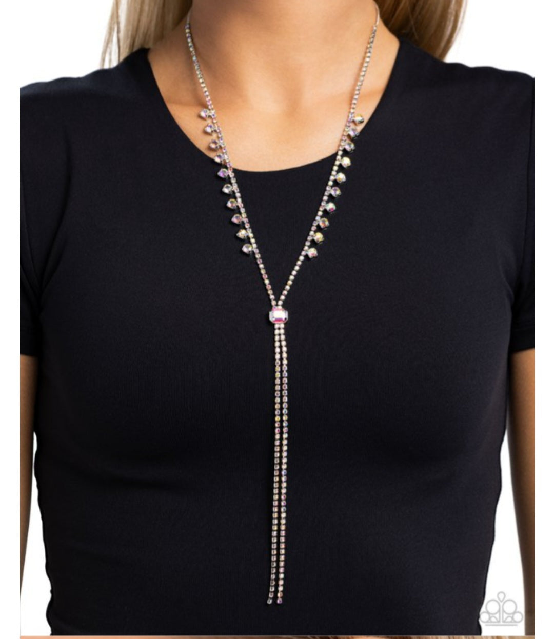 Synchronized Shimmer-Multi Necklace