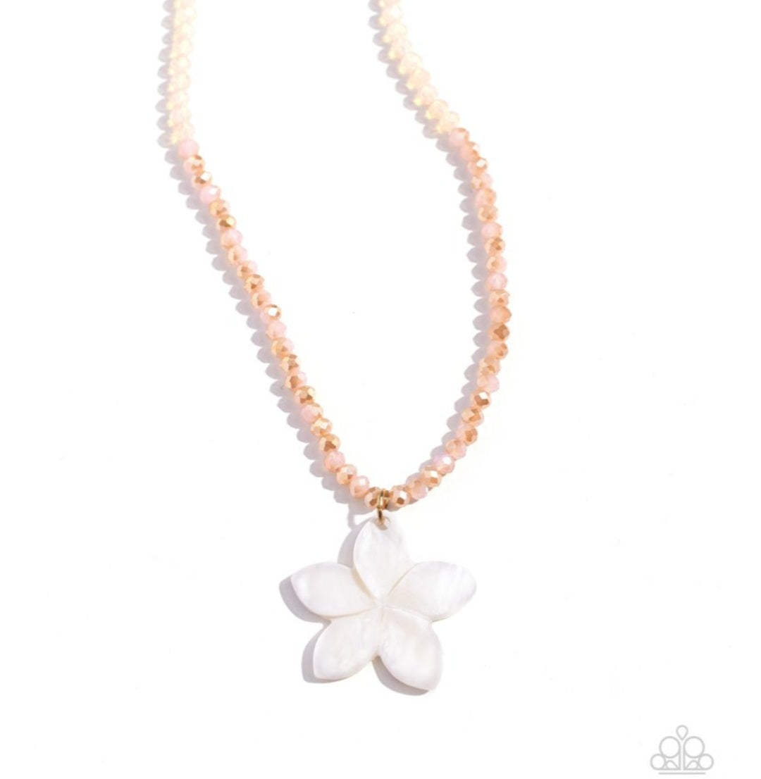 Handcrafted Hawaiian -Pink Necklace