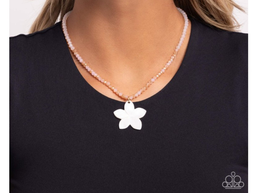 Handcrafted Hawaiian -Pink Necklace