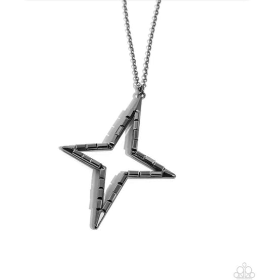 Stellar Showtime-Black Necklace