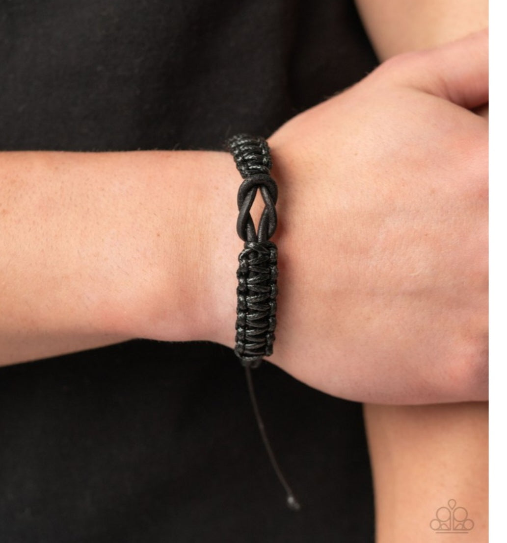 Nautical Myth- Black Unisex Bracelet